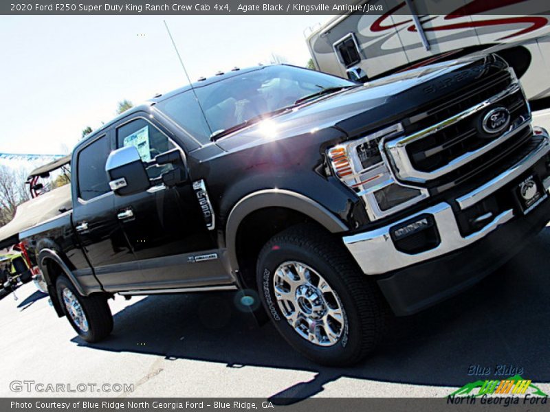 Agate Black / Kingsville Antique/Java 2020 Ford F250 Super Duty King Ranch Crew Cab 4x4