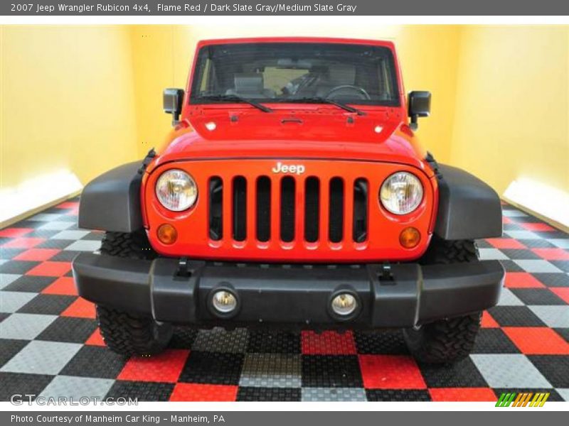 Flame Red / Dark Slate Gray/Medium Slate Gray 2007 Jeep Wrangler Rubicon 4x4