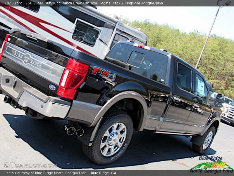 Agate Black / Kingsville Antique/Java 2020 Ford F250 Super Duty King Ranch Crew Cab 4x4