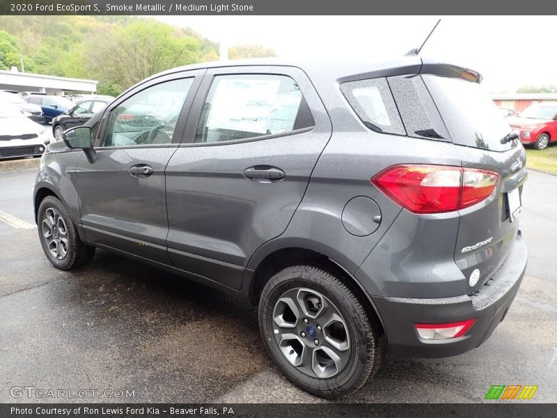 Smoke Metallic / Medium Light Stone 2020 Ford EcoSport S