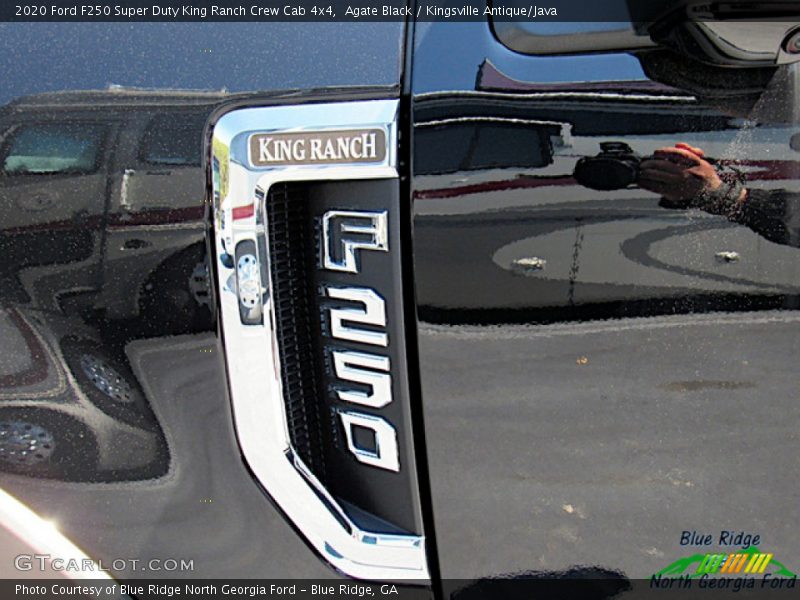 Agate Black / Kingsville Antique/Java 2020 Ford F250 Super Duty King Ranch Crew Cab 4x4