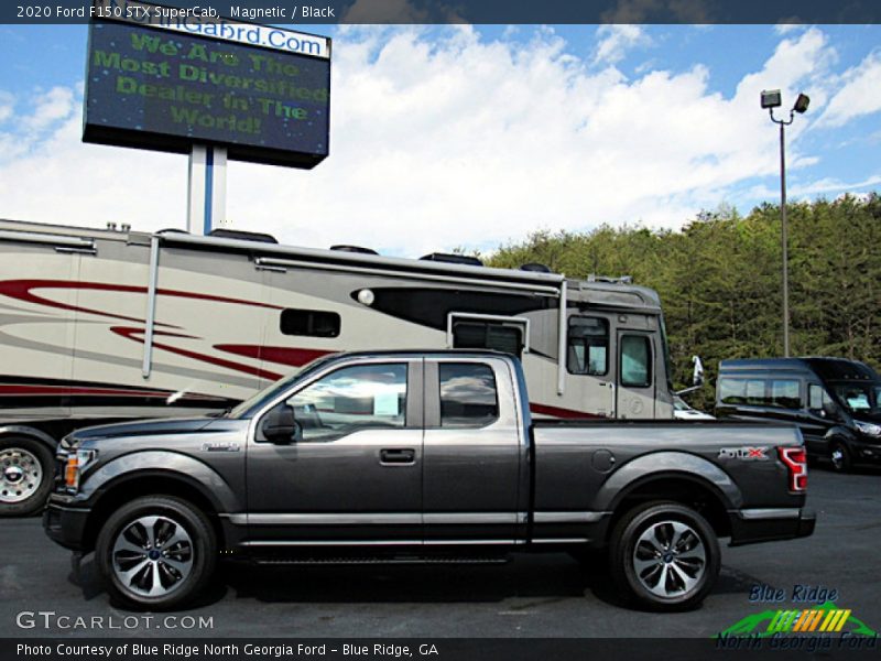 Magnetic / Black 2020 Ford F150 STX SuperCab
