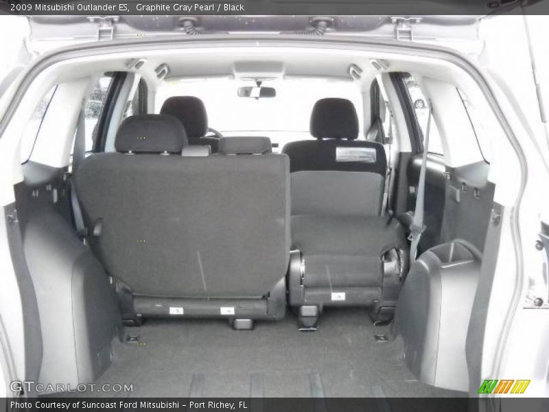 Graphite Gray Pearl / Black 2009 Mitsubishi Outlander ES