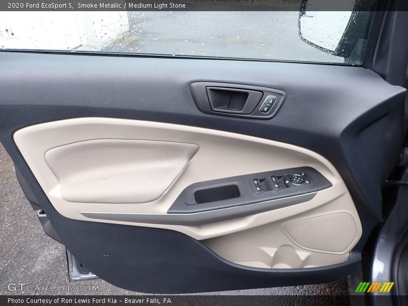 Smoke Metallic / Medium Light Stone 2020 Ford EcoSport S
