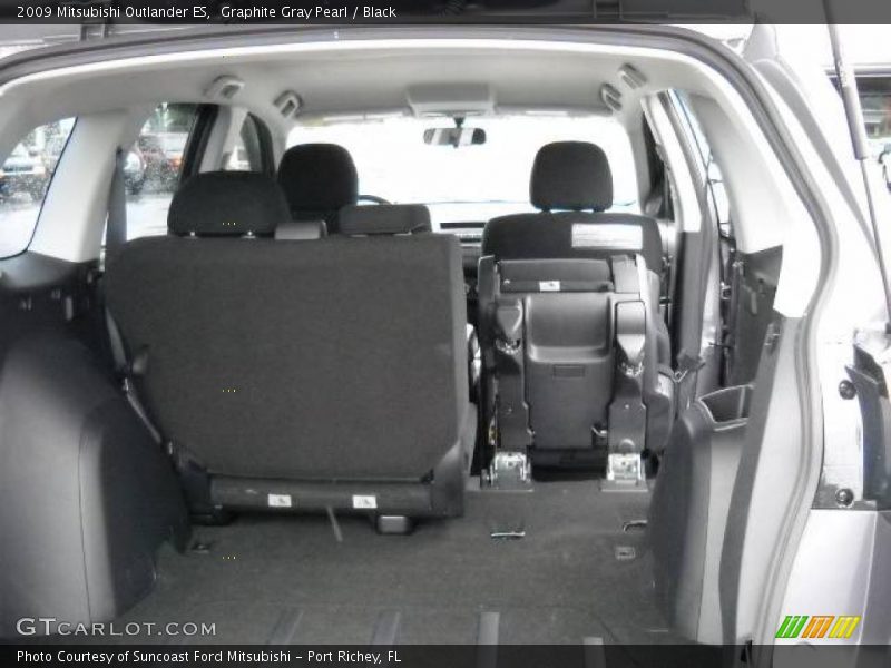 Graphite Gray Pearl / Black 2009 Mitsubishi Outlander ES