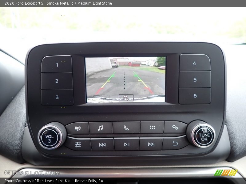 Smoke Metallic / Medium Light Stone 2020 Ford EcoSport S
