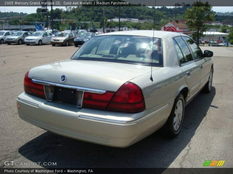 Gold Ash Metallic / Medium Parchment 2005 Mercury Grand Marquis GS