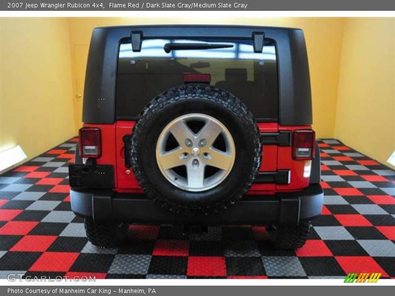 Flame Red / Dark Slate Gray/Medium Slate Gray 2007 Jeep Wrangler Rubicon 4x4