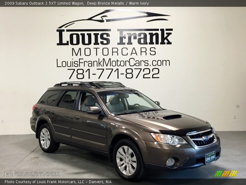 Deep Bronze Metallic / Warm Ivory 2009 Subaru Outback 2.5XT Limited Wagon