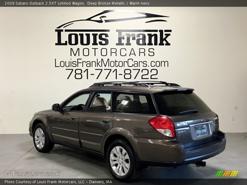 Deep Bronze Metallic / Warm Ivory 2009 Subaru Outback 2.5XT Limited Wagon
