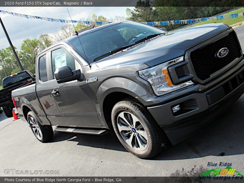 Magnetic / Black 2020 Ford F150 STX SuperCab