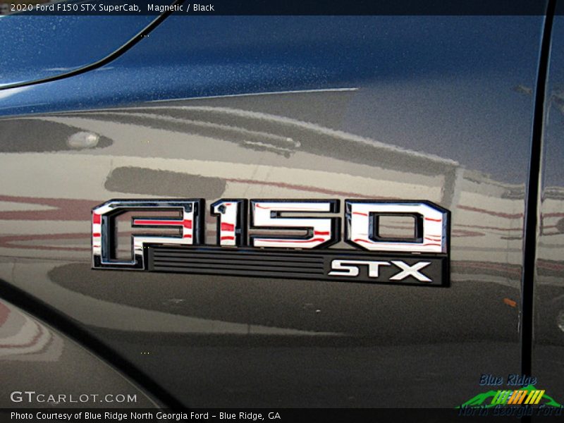 Magnetic / Black 2020 Ford F150 STX SuperCab