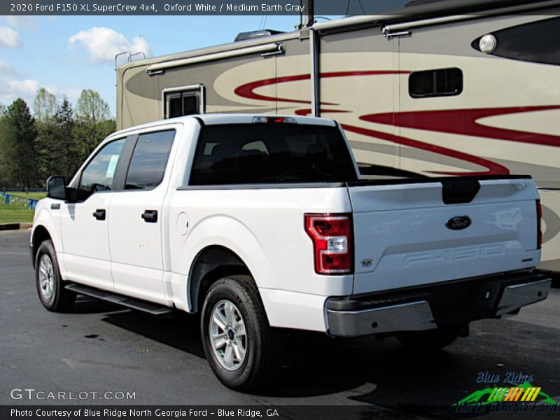 Oxford White / Medium Earth Gray 2020 Ford F150 XL SuperCrew 4x4