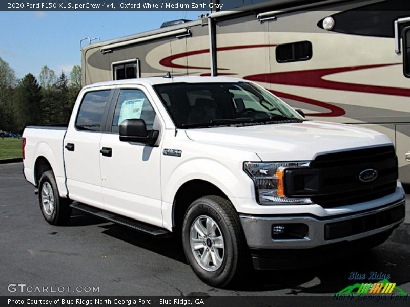 Oxford White / Medium Earth Gray 2020 Ford F150 XL SuperCrew 4x4