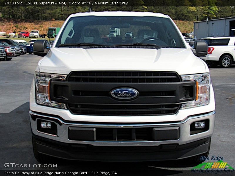 Oxford White / Medium Earth Gray 2020 Ford F150 XL SuperCrew 4x4