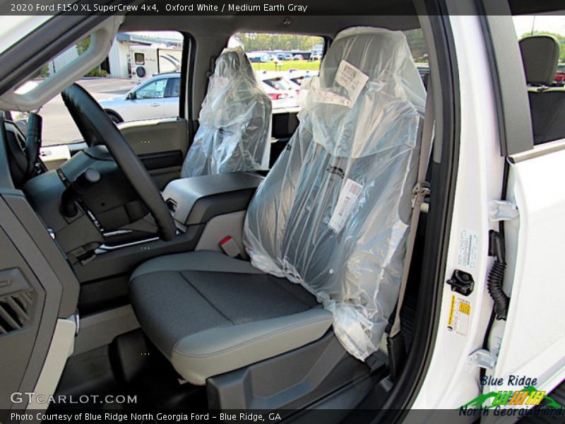 Oxford White / Medium Earth Gray 2020 Ford F150 XL SuperCrew 4x4
