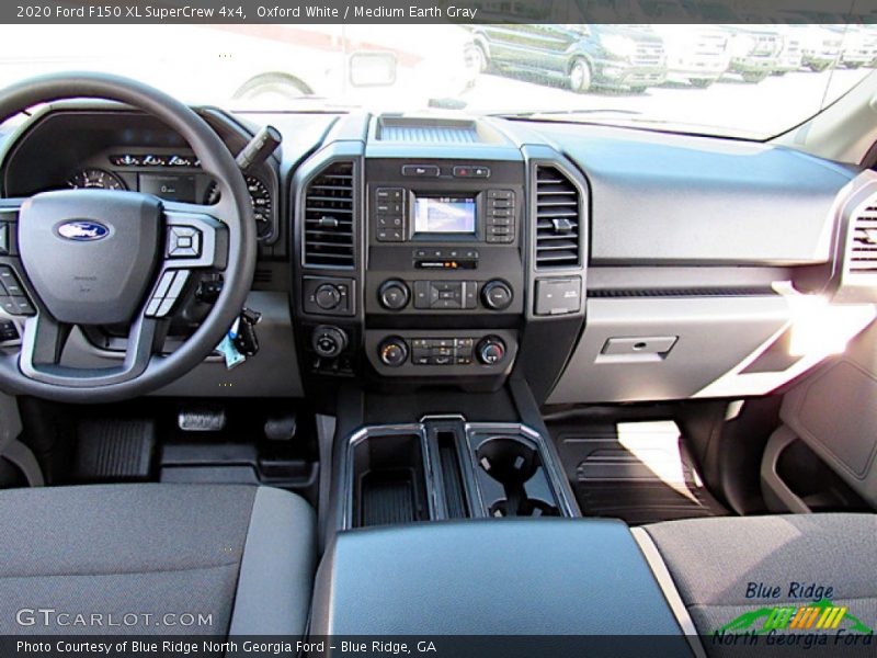 Oxford White / Medium Earth Gray 2020 Ford F150 XL SuperCrew 4x4
