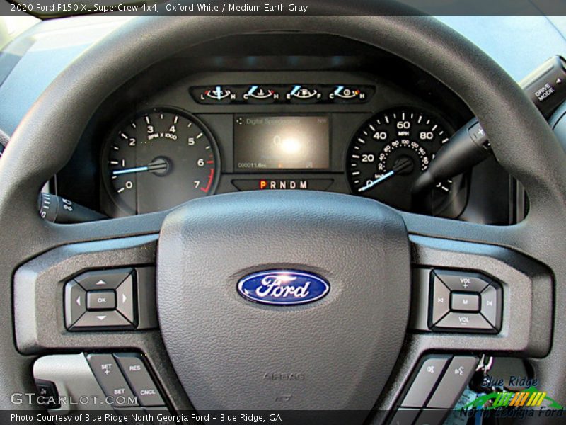Oxford White / Medium Earth Gray 2020 Ford F150 XL SuperCrew 4x4