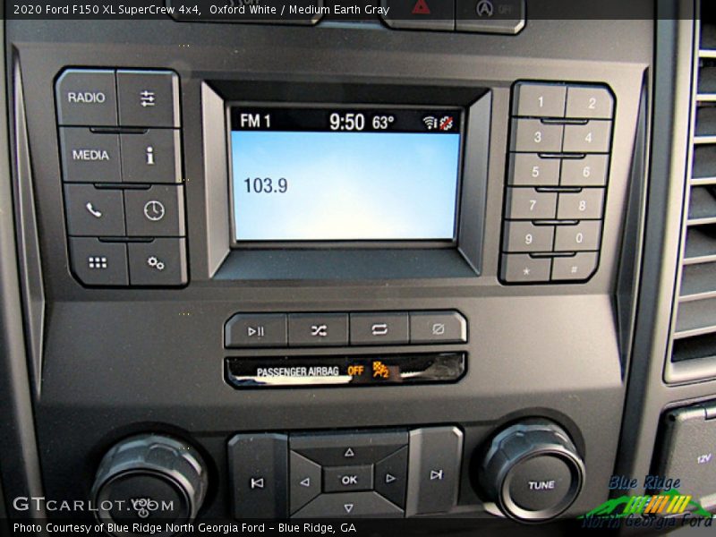Oxford White / Medium Earth Gray 2020 Ford F150 XL SuperCrew 4x4