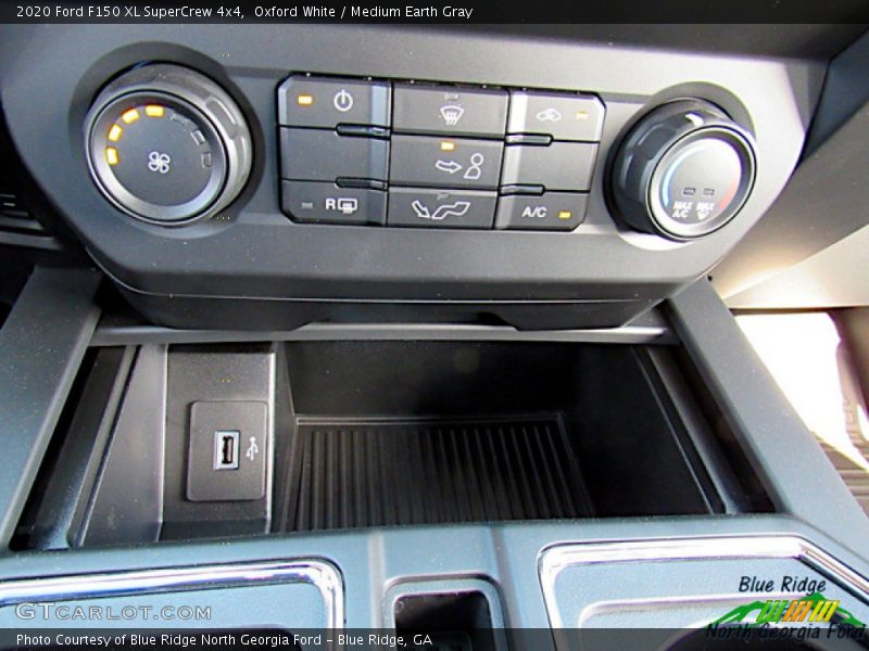 Oxford White / Medium Earth Gray 2020 Ford F150 XL SuperCrew 4x4
