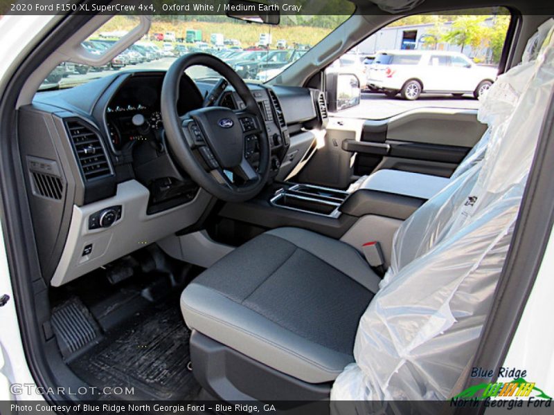Oxford White / Medium Earth Gray 2020 Ford F150 XL SuperCrew 4x4