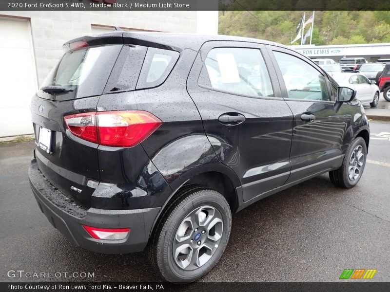 Shadow Black / Medium Light Stone 2020 Ford EcoSport S 4WD