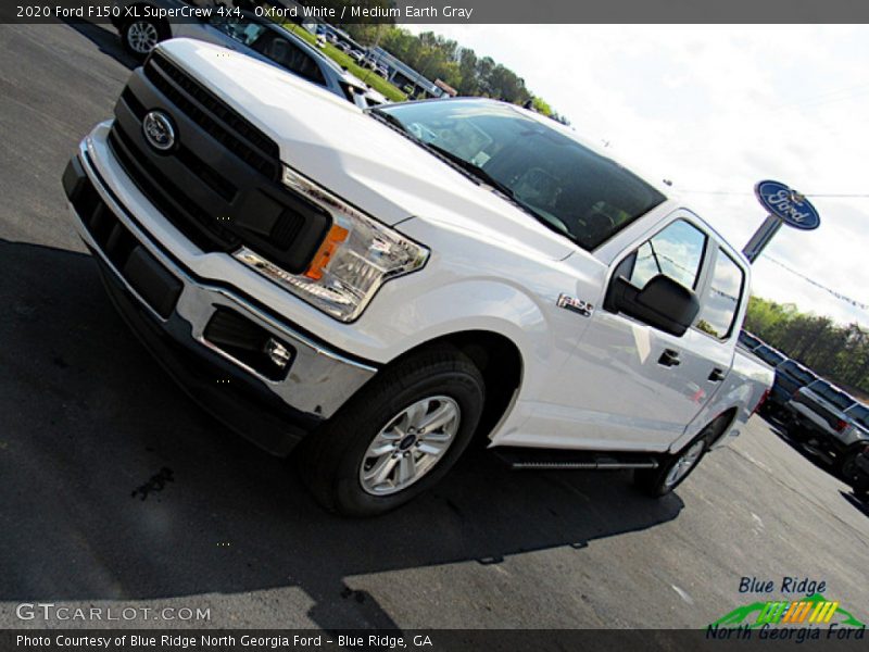 Oxford White / Medium Earth Gray 2020 Ford F150 XL SuperCrew 4x4