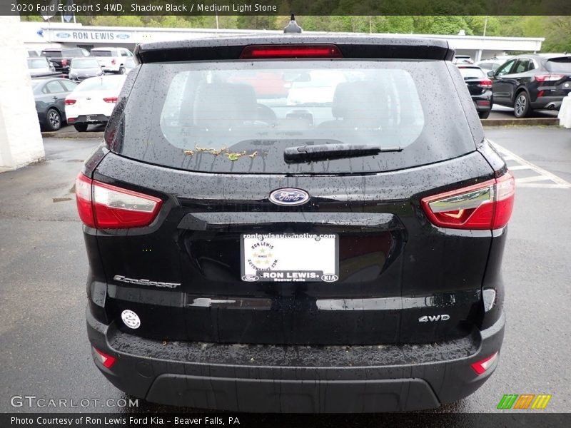 Shadow Black / Medium Light Stone 2020 Ford EcoSport S 4WD