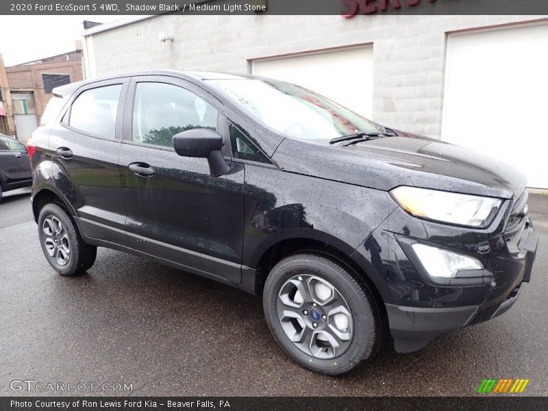 Shadow Black / Medium Light Stone 2020 Ford EcoSport S 4WD