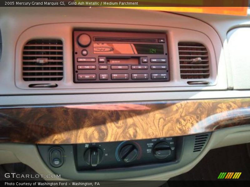 Gold Ash Metallic / Medium Parchment 2005 Mercury Grand Marquis GS