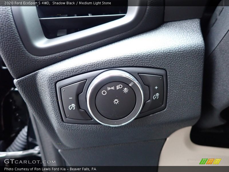 Shadow Black / Medium Light Stone 2020 Ford EcoSport S 4WD