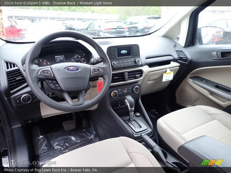 Shadow Black / Medium Light Stone 2020 Ford EcoSport S 4WD