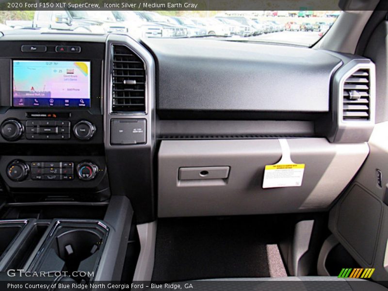 Iconic Silver / Medium Earth Gray 2020 Ford F150 XLT SuperCrew