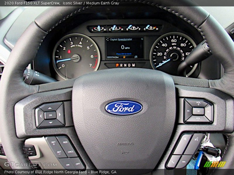 Iconic Silver / Medium Earth Gray 2020 Ford F150 XLT SuperCrew