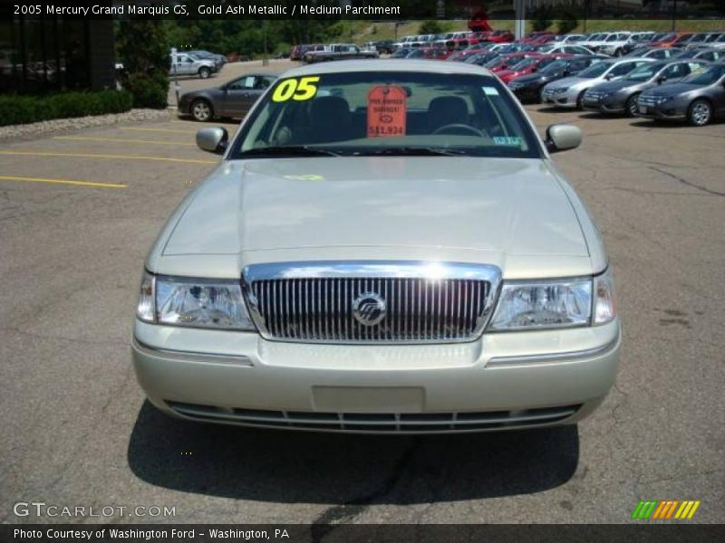 Gold Ash Metallic / Medium Parchment 2005 Mercury Grand Marquis GS