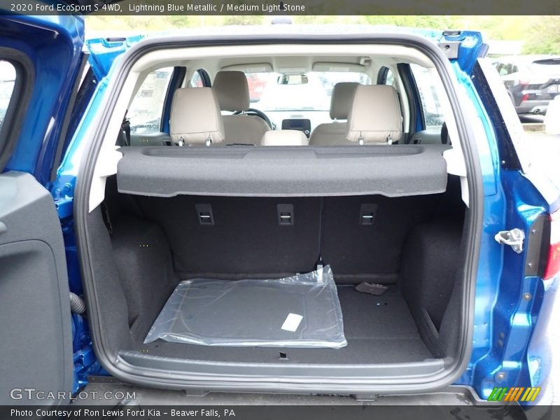 Lightning Blue Metallic / Medium Light Stone 2020 Ford EcoSport S 4WD