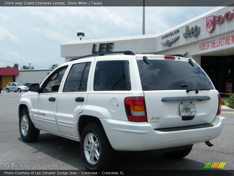 Stone White / Taupe 2004 Jeep Grand Cherokee Laredo