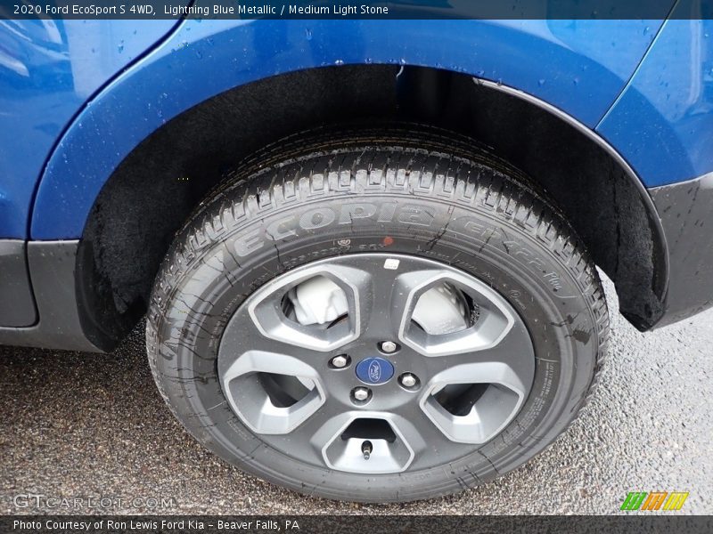 Lightning Blue Metallic / Medium Light Stone 2020 Ford EcoSport S 4WD