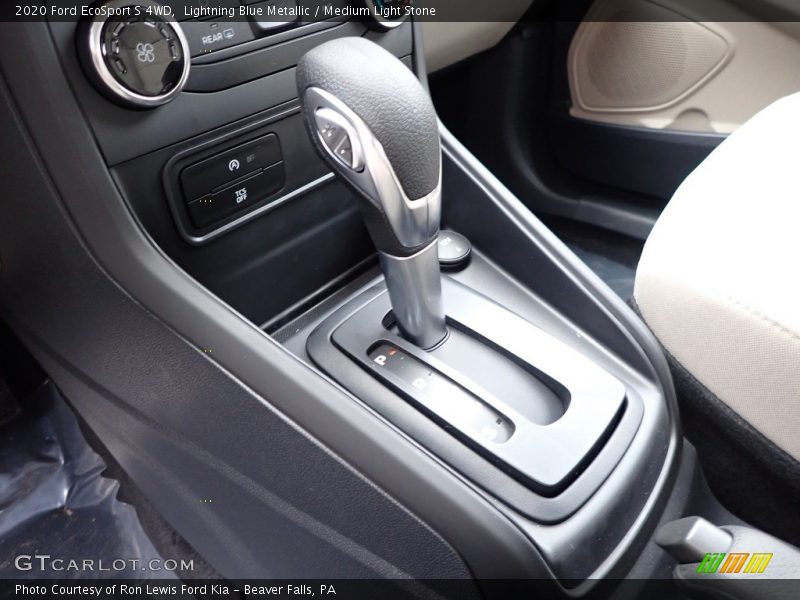Lightning Blue Metallic / Medium Light Stone 2020 Ford EcoSport S 4WD