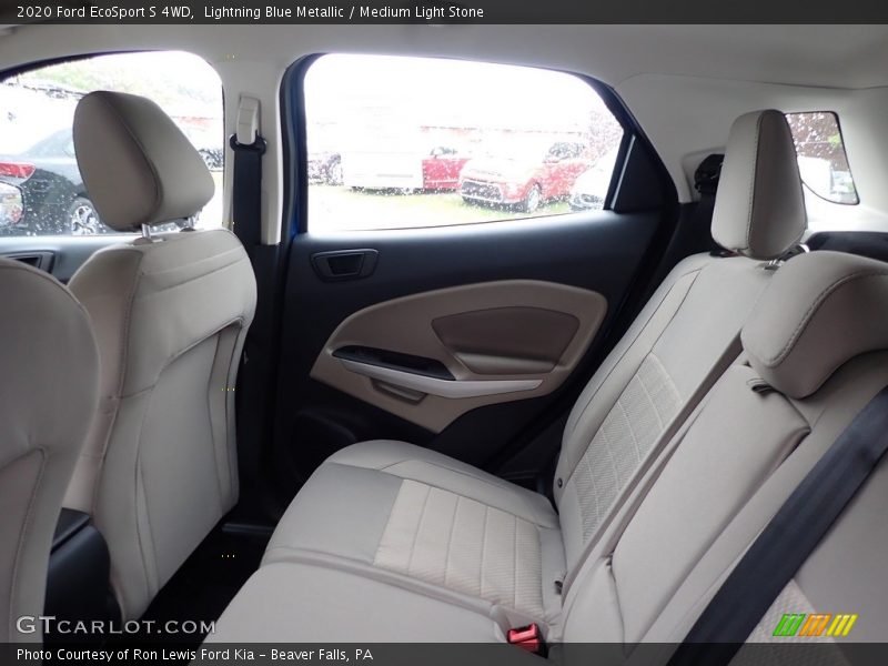 Lightning Blue Metallic / Medium Light Stone 2020 Ford EcoSport S 4WD
