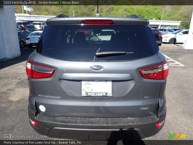 Smoke Metallic / Ebony Black 2020 Ford EcoSport SE