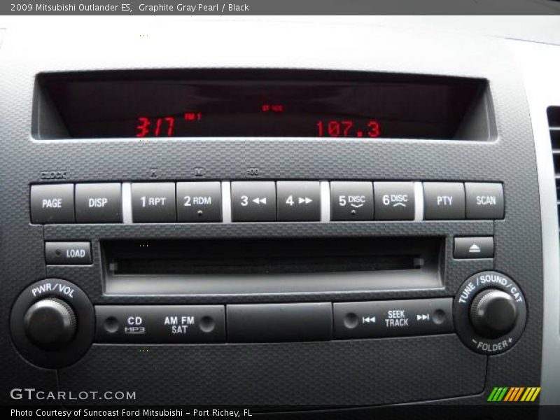 Graphite Gray Pearl / Black 2009 Mitsubishi Outlander ES