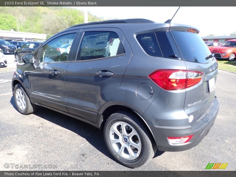 Smoke Metallic / Ebony Black 2020 Ford EcoSport SE