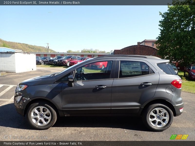 Smoke Metallic / Ebony Black 2020 Ford EcoSport SE