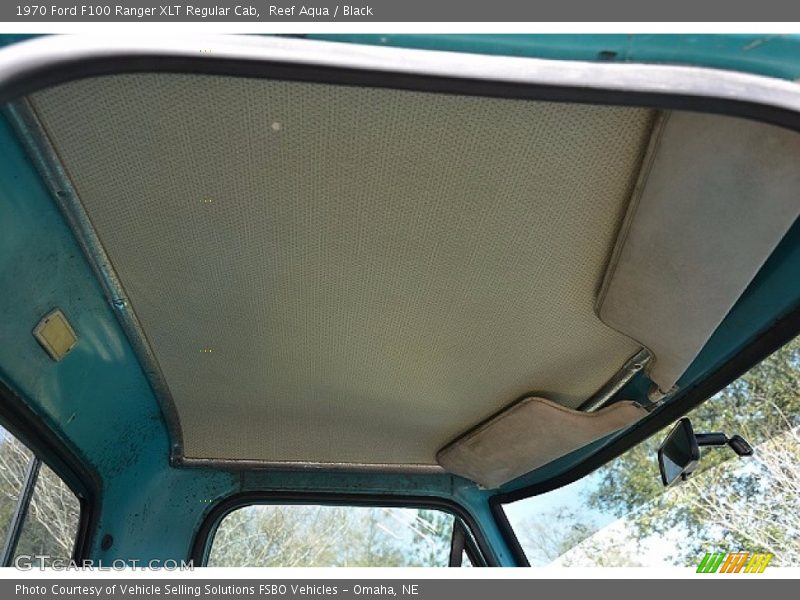 Reef Aqua / Black 1970 Ford F100 Ranger XLT Regular Cab
