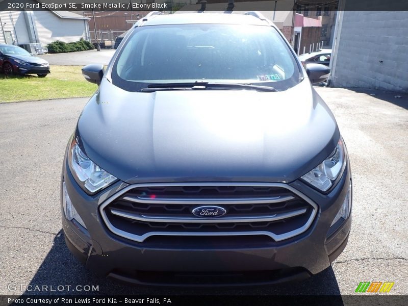 Smoke Metallic / Ebony Black 2020 Ford EcoSport SE