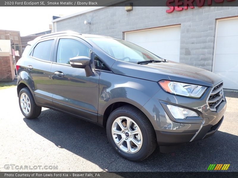 Smoke Metallic / Ebony Black 2020 Ford EcoSport SE