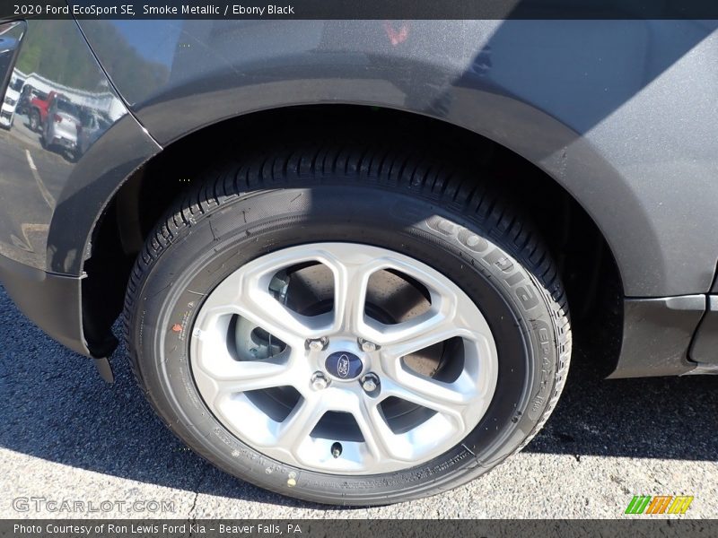 Smoke Metallic / Ebony Black 2020 Ford EcoSport SE