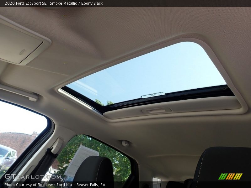 Smoke Metallic / Ebony Black 2020 Ford EcoSport SE