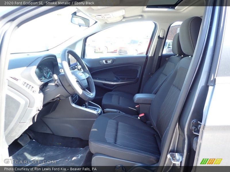 Smoke Metallic / Ebony Black 2020 Ford EcoSport SE